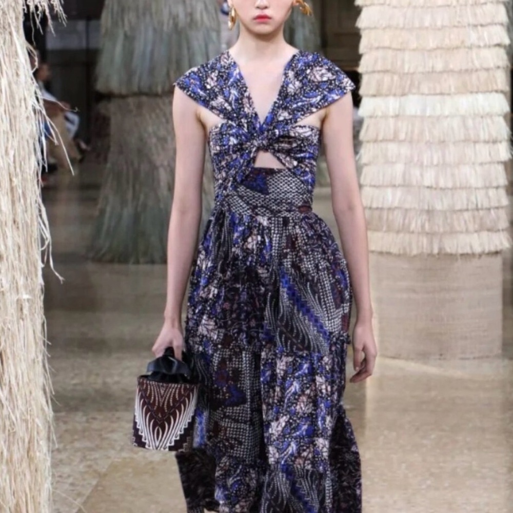 Ulla Johnson Printed Midi Dress - Picture 4 of 8
